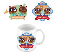 Pyramid International Animal Crossing Mug - Timmy & Tommy Duo - 11oz (315ml) White Ceramic Coffee Cup - One Size