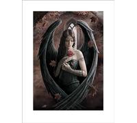 Pyramid International Anne Stokes Angel Rose Art Print, multicoloured, 60 x 80 x 1.3 cm