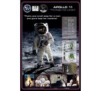 Pyramid International Apollo 11 Ist Man On The Moon Maxi Poster,Multi-color,24 x 36 inches