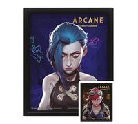Pyramid International Arcane 3D Lenticular Poster (Framed) - Official Arcane 3D Motion Wall Art, Framed Lenticular Print, Perfect for Fans of the Series, Ideal for Home, Office Decor, or Gifting