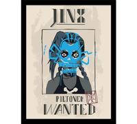 Pyramid International Arcane Wanted 30 x 40 cm Framed Collector Print, Officially Licensed League of Legends Artwork, One Size