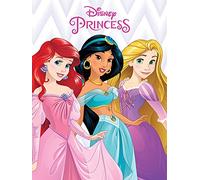 Pyramid International "Ariel, Jasmine and Rapunzel Disney Princess Canvas Print, Multi-Colour, 60 x 80 x 1.3 cm