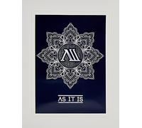 Pyramid International as It Is Flower Mounted Print Memorabilia, Multi-Colour, 30 x 40 x 1.3 cm