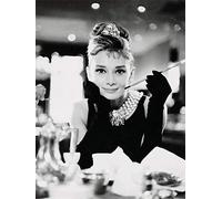Pyramid International Audrey Hepburn Art Print, Paper, Multi-Colour, 60 x 80 x 1.3 cm