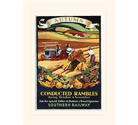 Pyramid International Autumn Rambles-Mounted Print Memorabilia, Paper, Multi-Colour, 30 x 40 x 1.3 cm