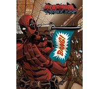 Pyramid International "Bang Deadpool Canvas Print, Multi-Colour, 60 x 80 x 1.3 cm