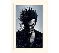 Pyramid International Batman Arkham Origins Joker Mounted Print Memorabilia, Multi-Colour, 30 x 40 x 1.3 cm