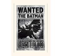 Pyramid International Batman Arkham Origins Wanted Mounted Print Memorabilia, Multi-Colour, 30 x 40 x 1.3 cm