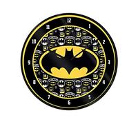Batman Logo Wall Clock - Yellow