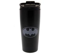 Pyramid International Batman Metal Travel Cup (Straight Outta Gotham Design) 16oz Travel Coffee Mug and Travel Coffee Cup for Hot Drinks - Official Batman Merchandise