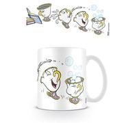 Pyramid International Beauty and the Beast (Chip Playtime) Official Boxed Ceramic Coffee/Tea Mug, Paper, Multi-Colour, 11 x 11 x 1.3 cm