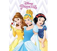 Pyramid International "Belle/Cinderella and Snow White Disney Princess Canvas Print, Multi-Colour, 60 x 80 x 1.3 cm