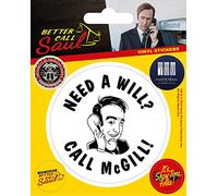 Pyramid International "Better Call Saul Vinyl Stickers, Multi-Colour, 10 x 12.5 cm