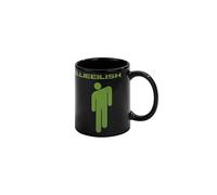 Pyramid International Billie Eilish 11oz/312ml Black Ceramic Mug with Stickman Design - Official Merchandise
