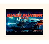 Pyramid International Blade Runner 2049 (Flying Car) Mounted Print Memorabilia, Paper, Multi-Colour, 30 x 40 x 1.3 cm
