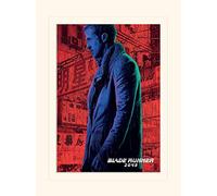 Pyramid International Blade Runner 2049 "Gosling in Rain Mounted Print Memorabilia, Multi-Colour, 30 x 40 x 1.3 cm