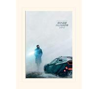 Pyramid International Blade Runner 2049 "Ryan Gosling Teaser Mounted Print Memorabilia, Multi-Colour, 30 x 40 x 1.3 cm