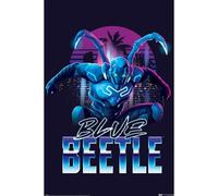 Pyramid International BLUE BEETLE Maxi Poster - 'PALM TREES' Design Printed on Quality Paper - 90cm x 60cm - One Size