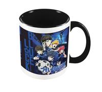 Pyramid International Blue Lock Chains Black Inner Ceramic Pod Mug - Unique Anime Coffee Mug, Dishwasher & Microwave Safe, 11oz, Great for Fans of Blue Lock Characters