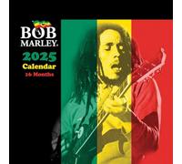 Pyramid International Bob Marley 2025 Calendar - Legendary Reggae Icon Art, 16-Month Planner, Gift for Marley Fans, Collector’s Edition