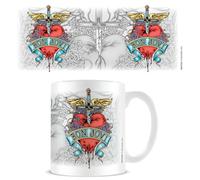 Pyramid International Bon Jovi (Dagger Heart) Everyday Mug - 10Oz / 315Ml Ceramic Mug - One Size