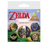 Pyramid International BP80530 The Legend of Zelda Badge, Multi-Colour, 10 x 12.5 x 1.3 cm