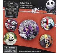 Pyramid International BP80585 Nightmare Before Christmas Characters Badge, Multi-Colour, 10 x 12.5 x 1.3 cm, Living Room