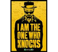 Pyramid International Breaking Bad (I Am The One Who Knocks) -Canvas Print 85 x 120cm, Wood, Multi-Colour, 85 x 120 x 1.3 cm