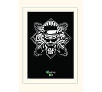 Pyramid International Breaking Bad Obey Heisenberg Mounted Print Memorabilia, Multi-Colour, 30 x 40 x 1.3 cm