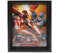 Pyramid International Captain America Civil War Fight 3D Lenticular Poster, mulitcoloured, 10 x 8 x 1.3 cm