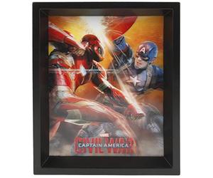 Pyramid International Captain America Civil War Fight 3D Lenticular Poster, mulitcoloured, 10 x 8 x 1.3 cm
