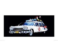 Pyramid International "Car Ghostbusters Art Print, Multi-Colour, 50 x 100 x 1.3 cm