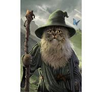 Pyramid International Catdalf Poster (30cm x 40cm) (Grey/Green)