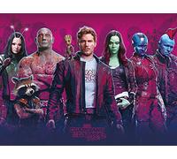 Pyramid International "Characters Volume 2 Guardians Of The Galaxy Volume 2" Canvas Print, Multi-Colour, 60 x 80 x 1.3 cm