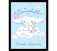 Pyramid International Cinnamonroll Sweet Dreams 30 x 40 cm Collector Print, Officially Licensed Sanrio Character Artwork, One Size
