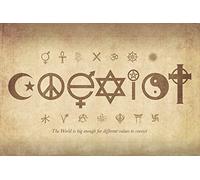 Pyramid International Coexist Maxi Poster, Paper, Multi-Colour, 61 x 91.5 cm