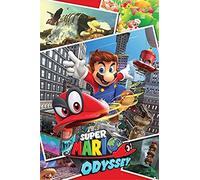 Pyramid International Collage Super Mario Odyssey Maxi Poster, Plastic/Glass, Multi-Colour, 61 x 91.5 x 1.3 cm