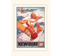 Pyramid International Cornwall 11" Mounted Print Memorabilia, Multi-Colour, 30 x 40 x 1.3 cm