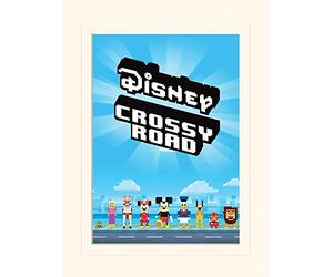 Pyramid International Crossy Road (Crossing Together) -Mounted Print Memorabilia 30 x 40cm, Paper, Multi-Colour, 45 x 76 x 1.3 cm