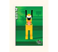 Pyramid International Crossy Road (Pluto) -Mounted Print Memorabilia 30 x 40cm, Paper, Multi-Colour, 45 x 76 x 1.3 cm