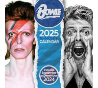 Pyramid International David Bowie 2025 Calendar - Iconic Rock Star Art, Premium Collector’s Edition, 16-Month Planner, Gift for Bowie Fans
