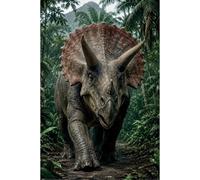 Pyramid International David Penfound Triceratops Maxi Poster 61cm x 91.5cm, Official Wall Art Gift