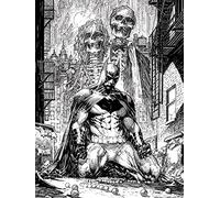 Pyramid International "DC Comics Batman Haunted Canvas Print, Multi-Colour, 30 x 40 x 1.3 cm