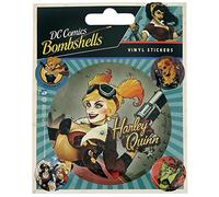 Pyramid International DC Comics Bombshells Vinyl Stickers, Paper, Multi-Colour, 10 x 12.5 x 1.3 cm