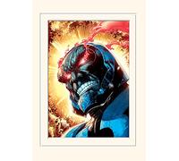 Pyramid International DC Comics Darkseid Mounted Print Memorabilia, Multi-Colour, 30 x 40 x 1.3 cm