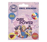 Pyramid International "DC Comics (Girl Power) Vinyl Stickers, Multi-Colour, 10 x 12.5 cm