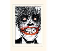 Pyramid International DC Comics (Joker Bats) -Mounted Print Memorabilia 30 x 40cm, Paper, Multicoloured, 30 x 40 x 1.3 cm