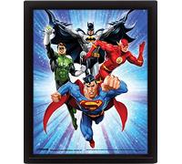 Pyramid International DC Comics Supreme Team 3D Lenticular Poster, Multi-Colour, 10 x 8 x 1.3 cm