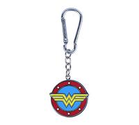 Pyramid International DC Comics Wonder Woman 3D Keyring (Logo Design) Carabiner Key Ring, Zip Pull or Backpack Key Chain Charm - Official Merchandise
