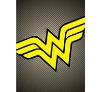 Pyramid International DC Comics Wonder Woman Symbol Canvas Print, Multi-Colour, 30 x 40 cm